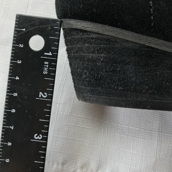 Blondo Womens Valli Waterproof Suede Ankle Bootie US 9.5 M Black Zip - Picture 12 of 12